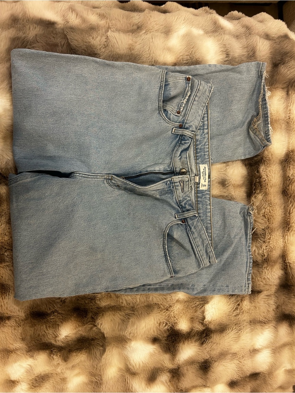 Abercrombie & Fitch Light Blue Straight Leg Jeans